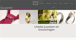 Desktop Screenshot of goudsmid-katzmann.be